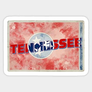 Tennessee vintage style retro souvenir Sticker